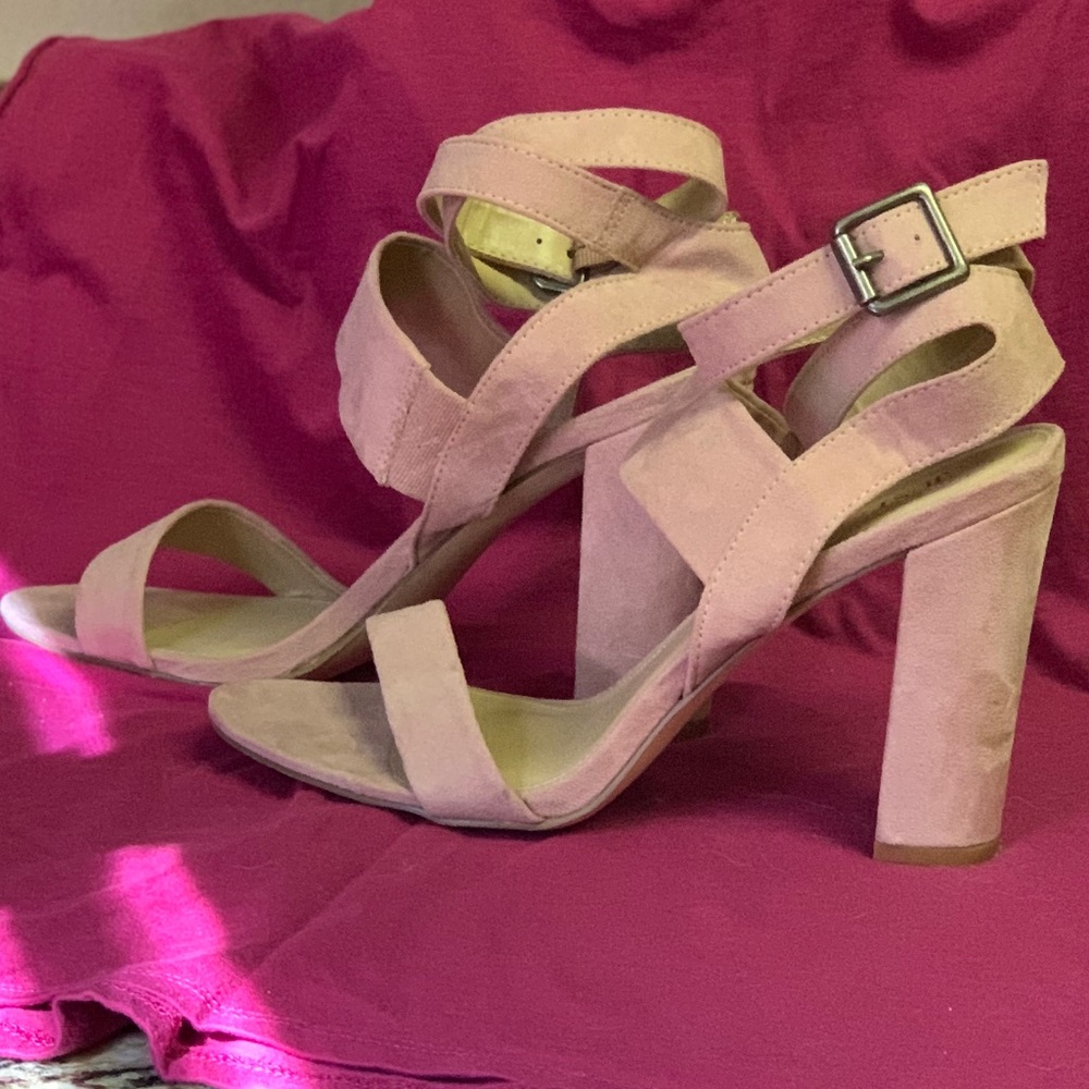 JustFab block heels